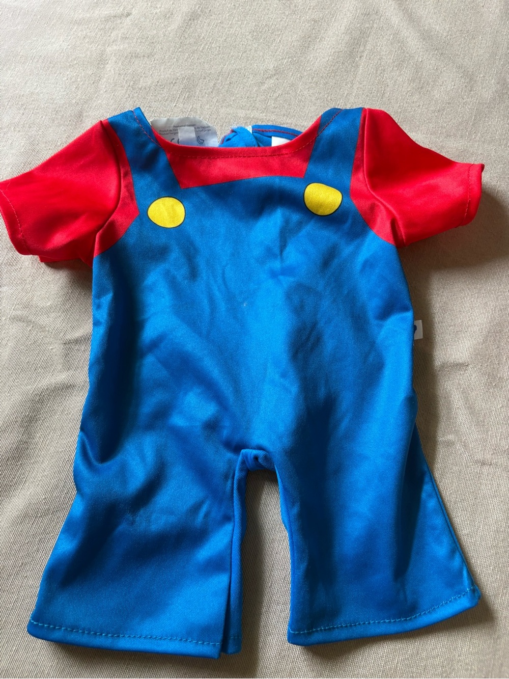 Build a bear Super Mario costume